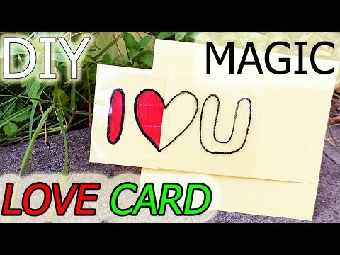 [DIY] MAGIC LOVE CARD *with tutorials