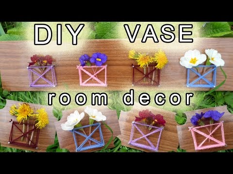 [DIY] Mini VASE Room Decor Ideas **without water *with tutorials