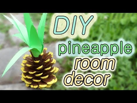 [DIY] PINEAPPLE Room Decor *Pinterest DIY