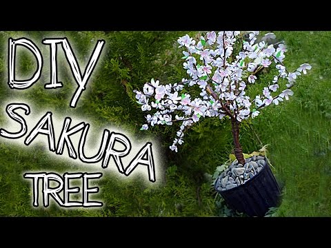 [DIY] Paper SAKURA -Cherry Blossom TREE *with tutorials