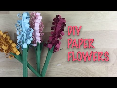 [Paper Craft Tutorial] Simple, Fun, and Easy DIY Paper  Flower Craft