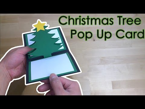 [Tutorial + Template] *FREE* Christmas Star Tree Pop Up Greeting Card