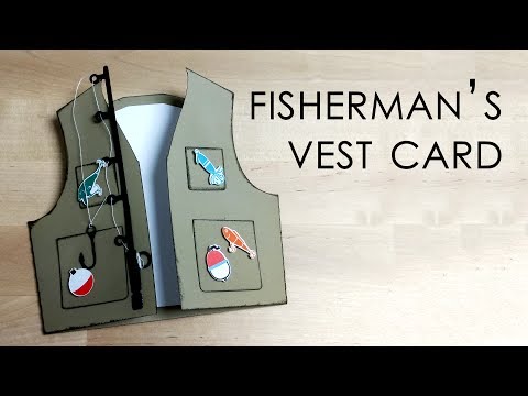 [Tutorial + Template] Fishing Vest Card