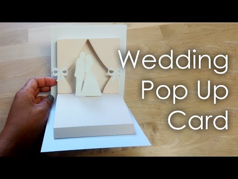 [Tutorial + Template] Wedding Pop Up Card