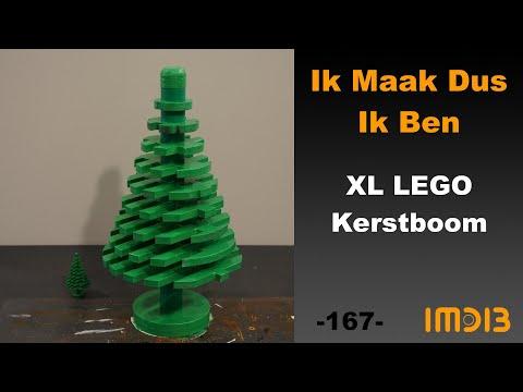 -167- XL lego kerstboom lasersnijden