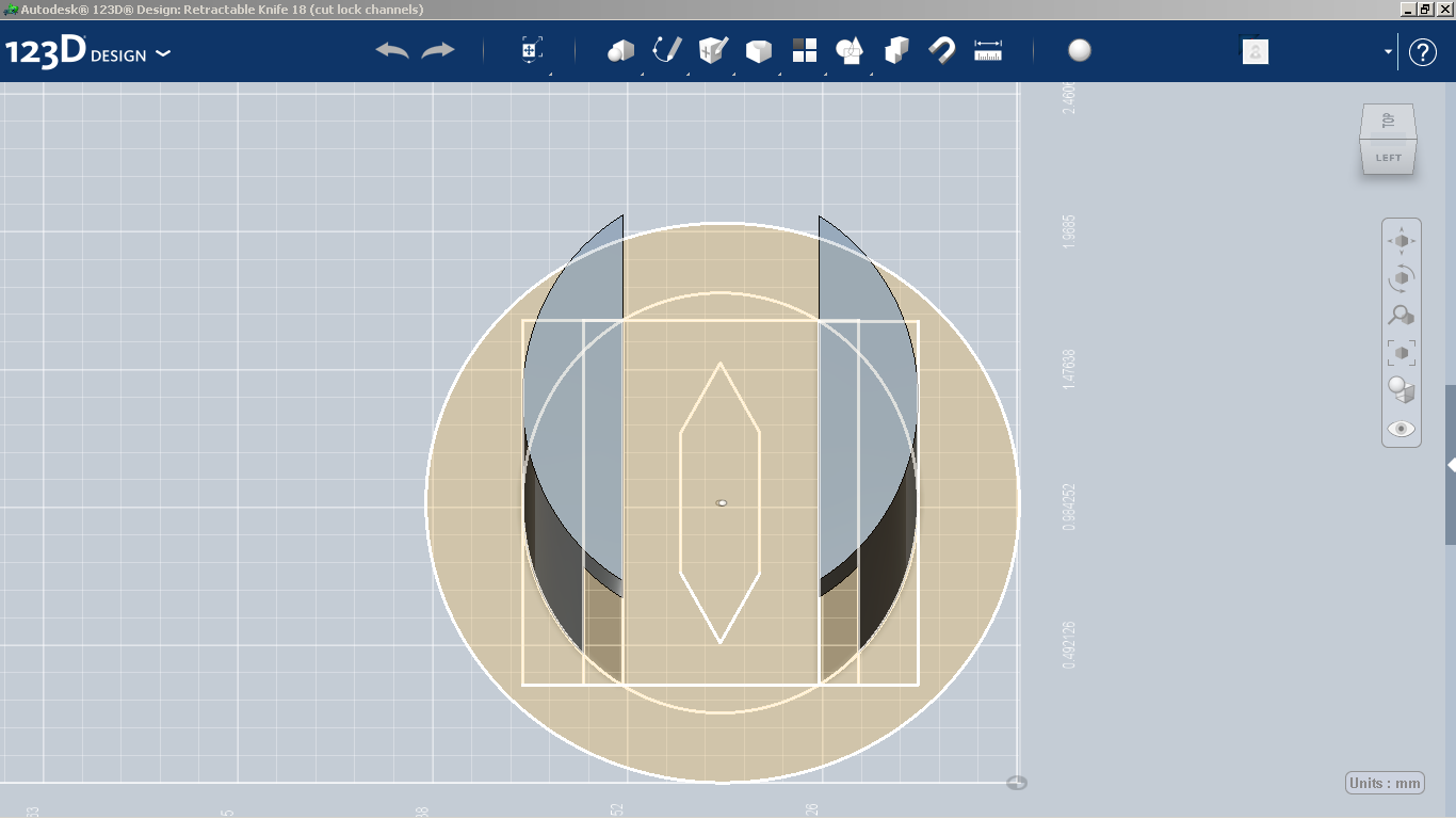 13 Extrude cut the slide lock.png