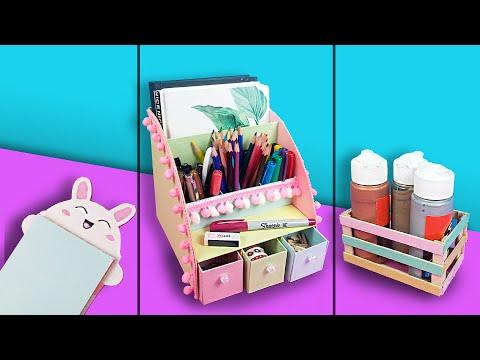 3 DIY EASY SCHOOL SUPPLIES - Diy Back to School Hacks and Crafts | Organizer, Notebook, Study Hacks