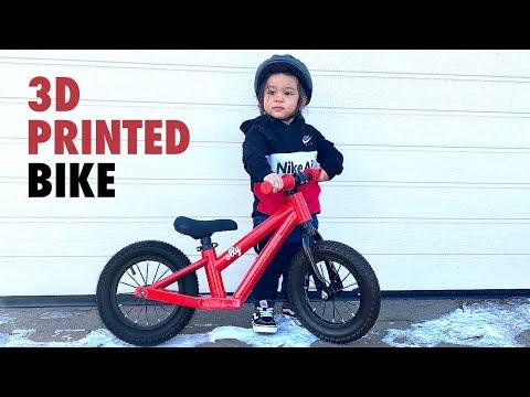 3D printed Bike - I 3D printed a walking bike frame on the Creality Ender 3