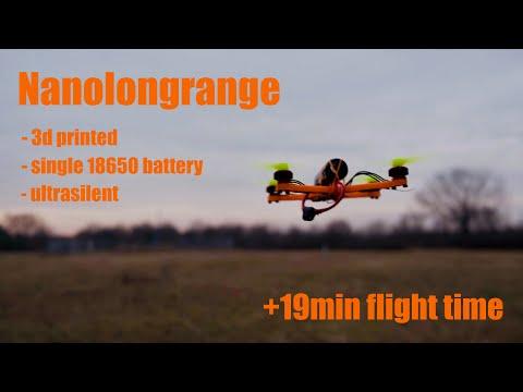 3d printed nano longrange FPV drone