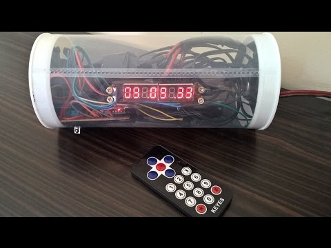 Alarm Clock with Infrared and Bluetooth Speakers