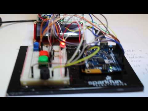 Arduino 101 Alarm Clock Demonstration