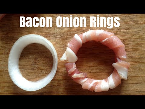 Bacon Onion Rings #baconionrings