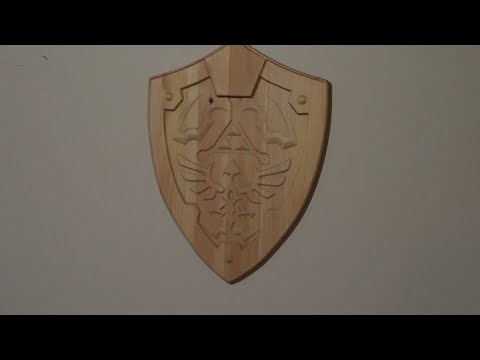 Carving Link's Shield from Zelda on the X-Carve CNC Router