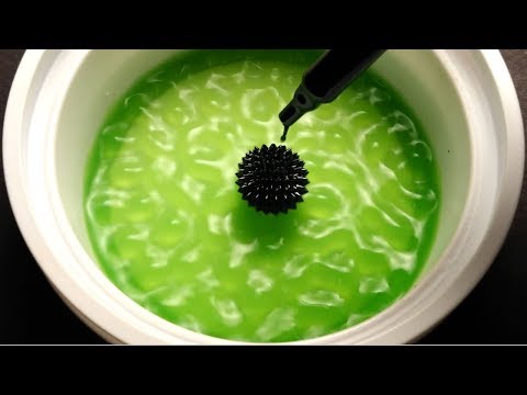 Cymatics Experiment with Ferrofluid ~ Visible Surface Currents