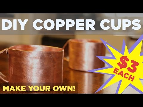 DIY Copper Cup for Moscow Mule | Made from 3/4&amp;quot; Pipe!