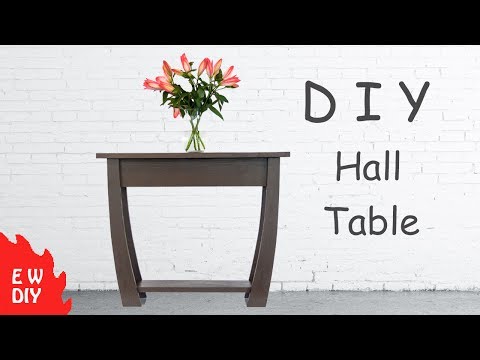 DIY Hall Table