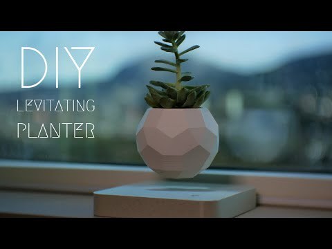 DIY Levitating Planter - 3D printed version