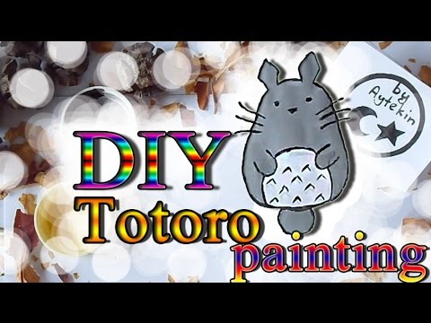 DIY Totoro Painting, Drawing, Doodle, Pattern with Tutorial