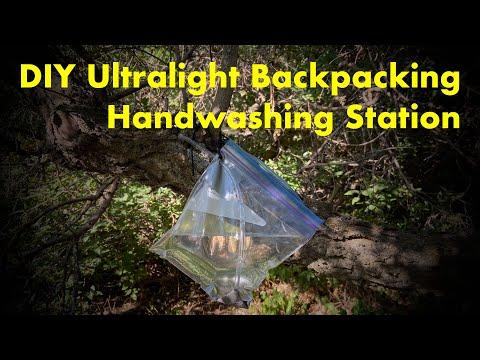 DIY Ultralight Backpacking Handwashing Station