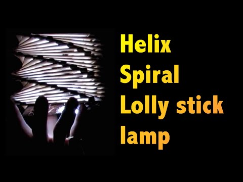 DT Projects | Helix spiral lolly lamp | USB powered