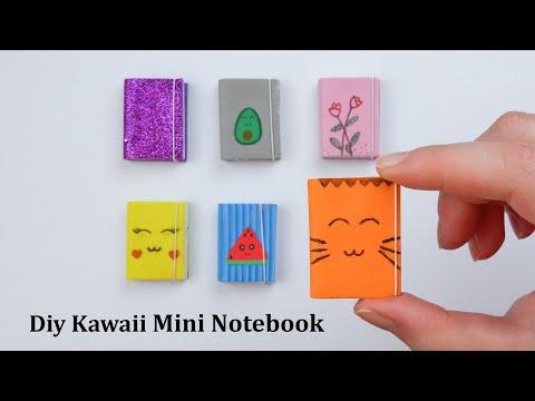 Diy Cute Kawaii Mini Notebook, Diy Mini Notebook, Kawaii Mini Notebook - 3 Great Ideas