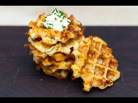 Elise's Eats - Ep 159: Cheesy Potato Waffles