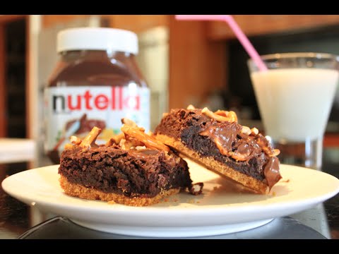 Elise's Eats - Ep 23: Pretzel Nutella Brownies