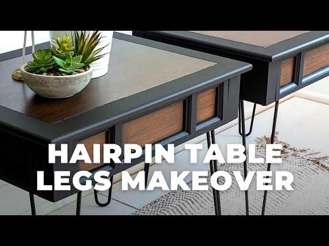 Hairpin Table Legs Makeover