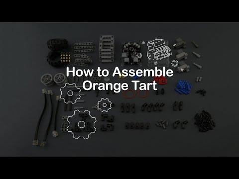 How To Assemble Orange Tart