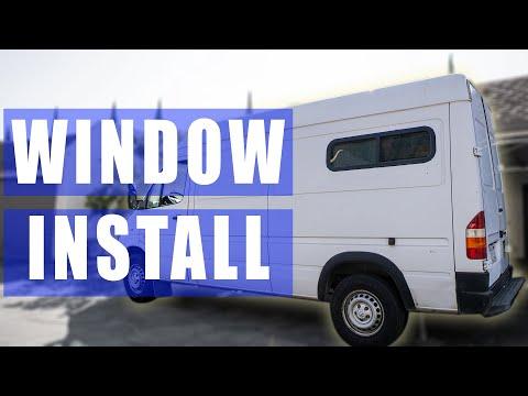 How to Install Windows on a Van | Sprinter Van Conversion