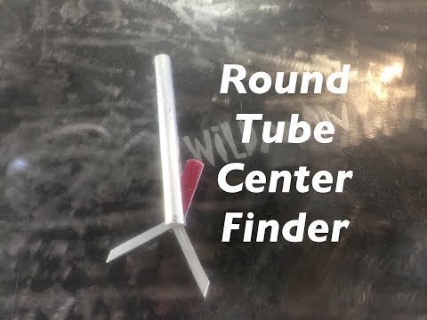 How to Make a Round Tube Center Finder