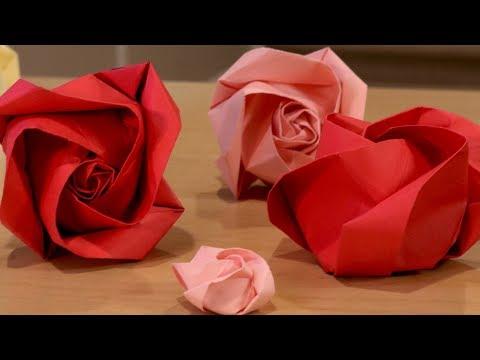 How to Make an Origami Rose