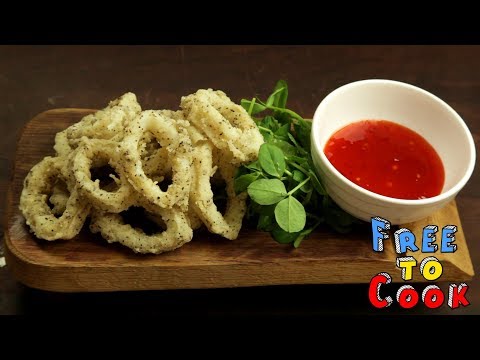 How to cook Crispy Salt and Pepper Squid (Calamari)