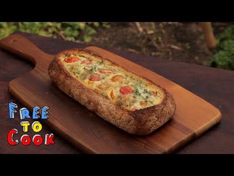 How to cook a Cheesy Breakfast Boat