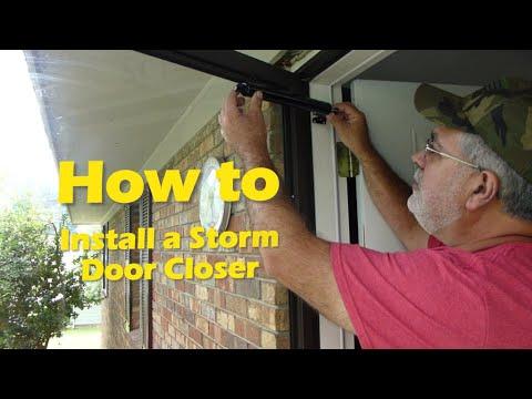 How to install a Storm Door Closer