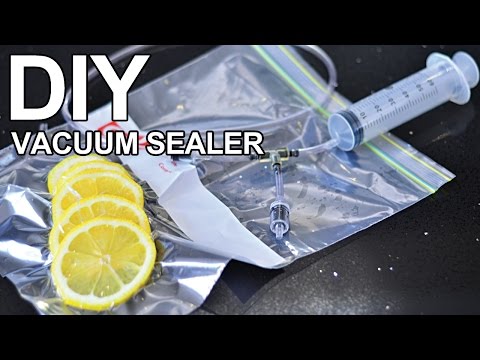 How to make a $2 Vacuum Sealer - Life hack