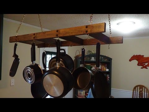 How to make a Hanging Pot and Pan Rack