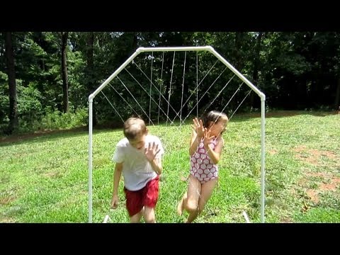 How to make a Homemade Water Park with PVC