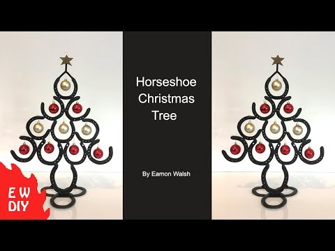 How to make a Horseshoe Christmas tree