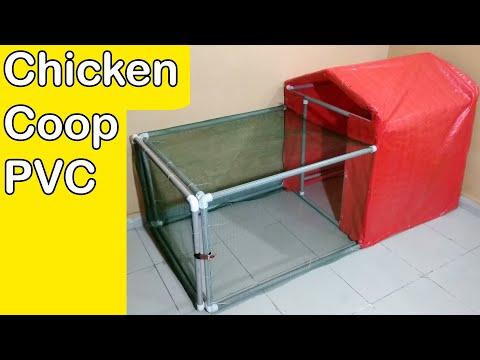 How to make a chicken coop in under $20 - PVC pipes projects