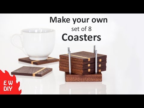 How to make a set of coasters