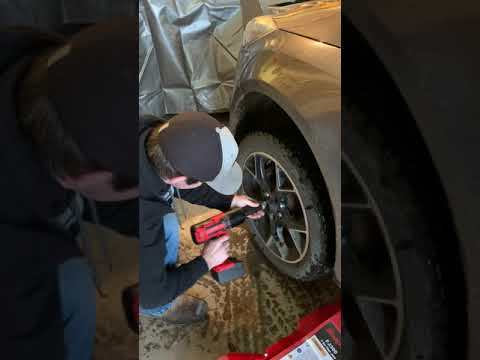 How to put tire on vehicle