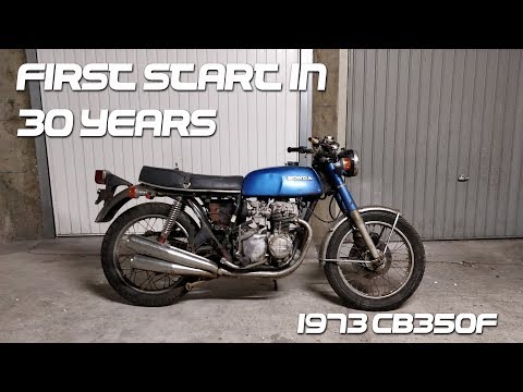 How to restart an old bike - 1973 Honda CB 350 Four