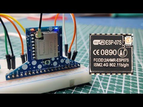 Making ESP07S Dev Board from scratch- ESP8266