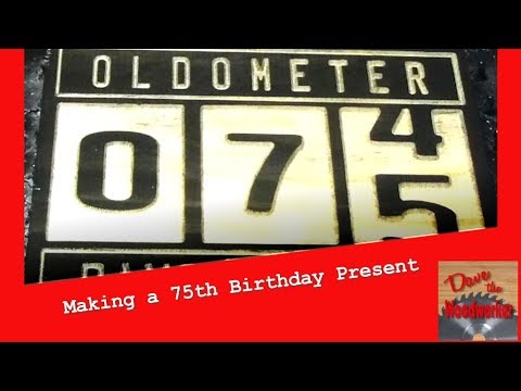 Making a 75th Birthday Present