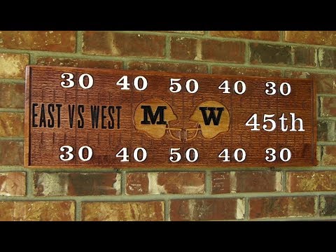 Making a Football sign on the X-Carve