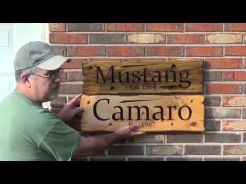 Making a Mustang Sign on the X-Carve CNC