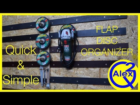 Making a Quick &amp;amp; Simple Flap Disc Organizer