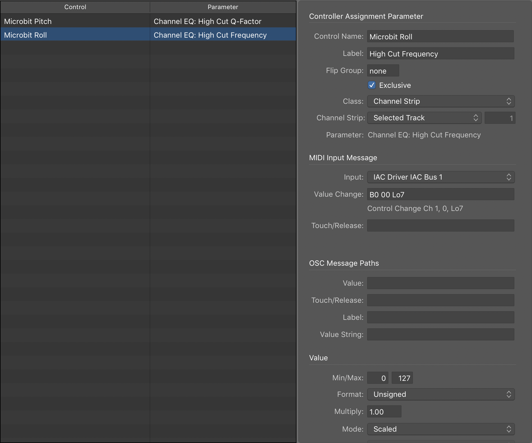 Microbit Accelerometer Roll Logic Pro X Controller Assignment Settings.png