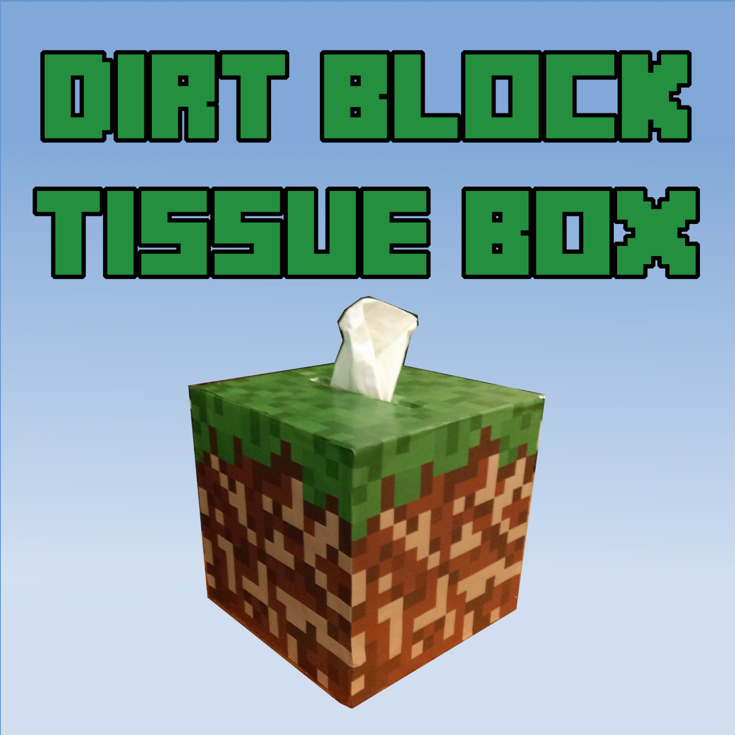 Minecraft Dirt Block Tissue Box thumbnail.png